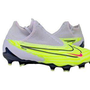 NEW Nike Men's Phantom GX Pro DF FG Soccer Cleats Grey/Green Size: 13